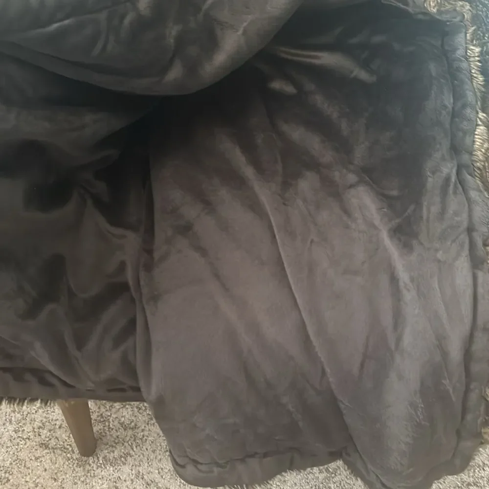 Ballard Design Lush Faux Fur Throw